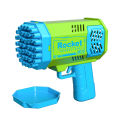 40 hole handheld fully automatic space light bubble machine, electric children's toy without battery and bubble water. 