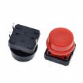 5PCS Tactile Push Button Switch Momentary 12*12*7.3MM Micro switch button + 5PCS Tact Cap(5 colors) for Arduino Switch. 