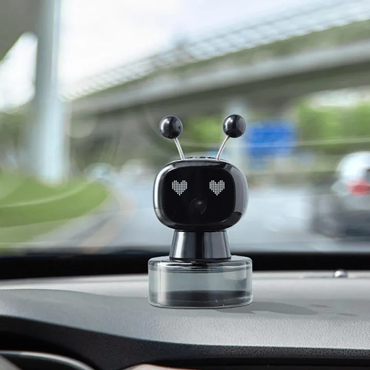 Car Air Freshener AI Smart Robot Rechargeable Fragrance Auto Diffuser ...
