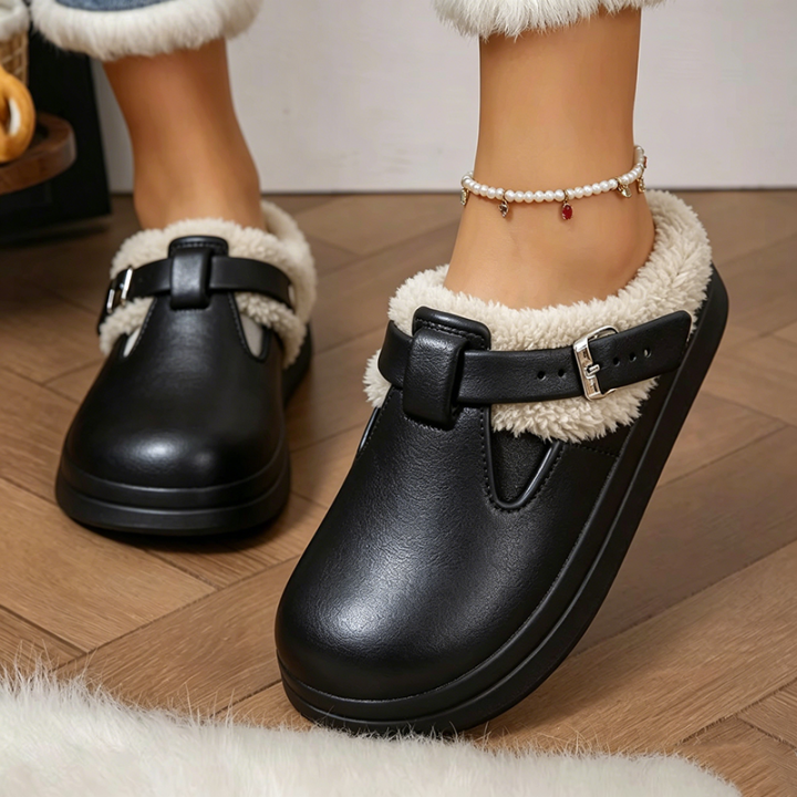 Waterproof%20Eva%20Furry%20Mules%20Slippers%20Women%202025%20Winter%20Metal%20Buckle%20Warm%20Plush%20Slippers%20Soft%20Thick%20Bottom%20Non%20Slip%20Indoor%20Slides%20-%20Image%206