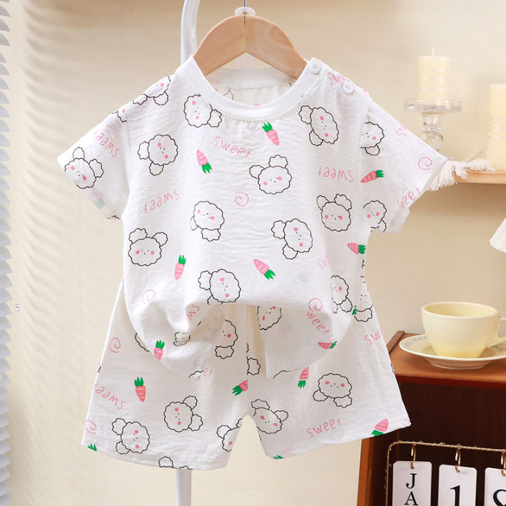 New%20Summer%20Children%20Clothes%20Pajama%20Set%20Soft%20Solid%20Color%20Comfortable%20Clothing%20Kids%20Girls%20Boys%20Pajamas%20Sleepwear%20-%20Image%205