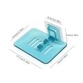 Transparent Soap Rack No Drilling Wall Mounted Layer Soap Holder Soap Sponge Dish Bathroom Accessories Soap Dishes Self Adhesive. 