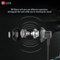 Uiisii Hm12 Half In-Ear Headset Metal Bass Music Earphone (original). 