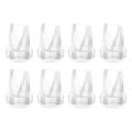 8PCS Duckbill Valves Wearable Breast Pump Replacement Parts Compatible with Eufy E10 E20 S1 Pro MomMed S21,S32 Breast Pump.