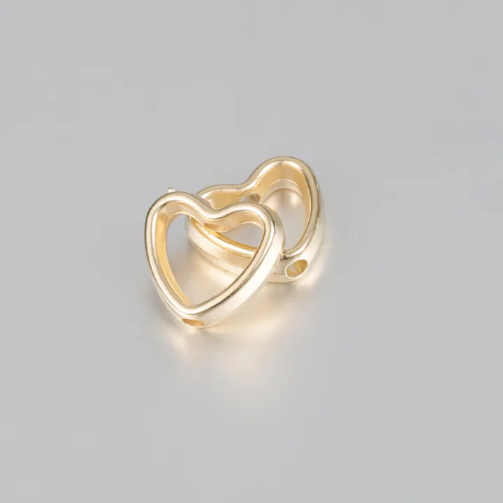 50pcs%20Heart%20Frame%20Wrapped%20Bead%20Double%20Stright%20Hole%20Spacers%20Loose%20Beads%20%20for%20Jewelry%20Making%20DIY%20Findings%20-%20Image%204