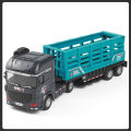 Inertial container truck container toy truck boy fence truck sanitation truck children big loading and unloading truck transport.