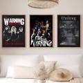 Popular Rock Band The W-Warning Poster High Quality Dorm Living Room Aesthetic Wall Decoration Painting Stickers Gift. 
