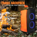 Travel Carrying Case Backpack for JBL Partybox 310 Large Capacity Foldable Waterproof Bluetooth Speaker Storage Bag Accessories. 