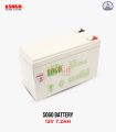 Soggo Rechargeable Dry Battery 12V 7.2AH. 