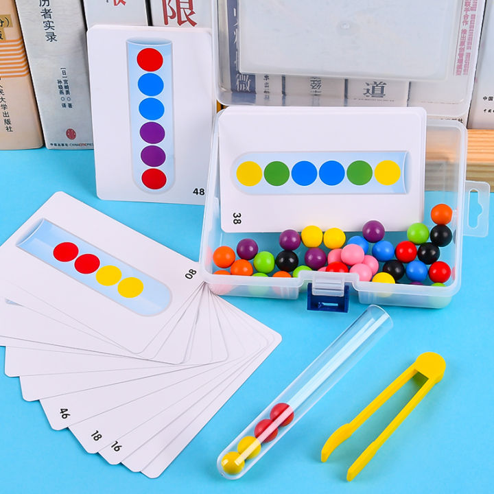 Children's Fine Motor Training Toys, Concentration Training, Clip Beads Game, Early Education Appliances, Montessori Education