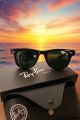 6 Pin Ray-Ban RB 2140 Original Wayfarer Sunglasses Black.