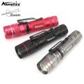 3W Zoom Mini Flashlight Zoomable Portable  Bright Lighting Outdoor Camping Hiking Backpack Pocket Kids Girl Handheld Lamp. 