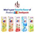 Protect ABC Flavoured Toothpaste in Strawberry, Orange, Bubblegum, Banana, Mango For Kids Baby Children Toddlers Teeth. 