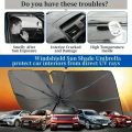 Car Sunshade Umbrella For Auto Shading Car Sun Shade Protector Parasol Summer Sun Interior Windshield Protection Accessories.