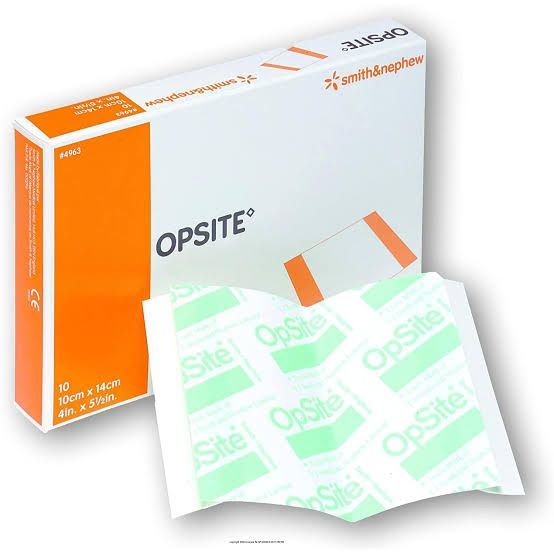 opsite 10cm×14cm sterile transparent dressing