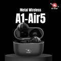 A1Star Full Body Metal Edition Bluetooth 5.4 True Wireless Airpods With ENC Mic, 24-Hour TWS Playback Full Touch Control & Pure Bass 3D Sound. 