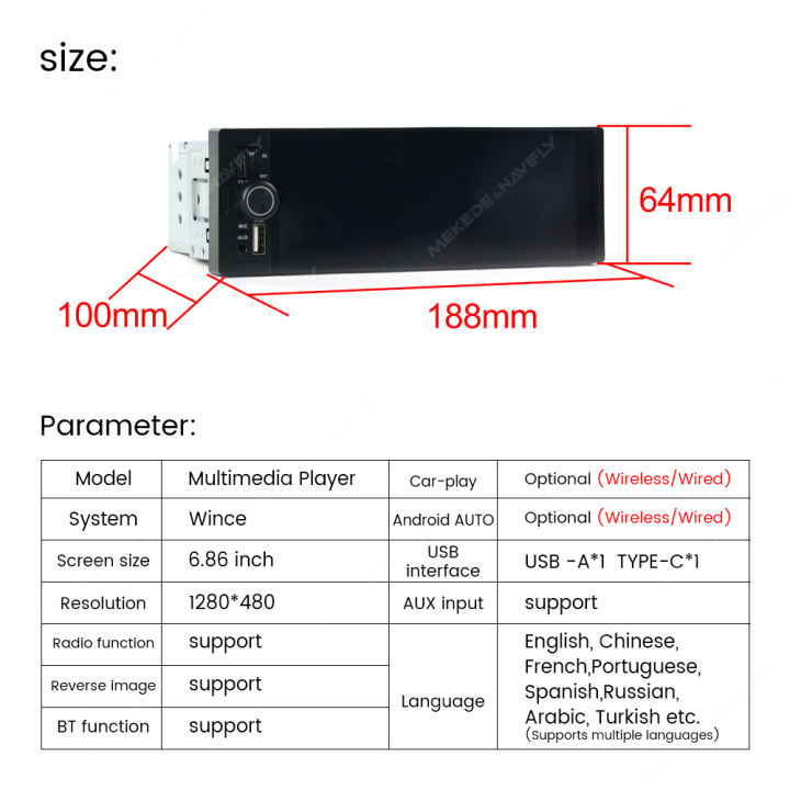 NaviFly%20OD8%206.86"%201280*480%201%20Din%20MP5%20Player%20Car%20Radio%20Wireless%20Carplay%20Android%20Auto%20Multimedia%20Player%201Din%20FM%20Auto%20Radio%20Stereo%20-%20Image%206