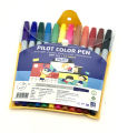 Pilot watercolor pen pointed mouth for coloring 12 colors SDR-12C. 