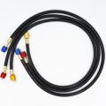 R410A AC Charging Hose Set 1/4'' SAE 800 PSI for HVAC Air Condition Refrigerant Hoses R134A R12 R22 R502 Air Condition. 