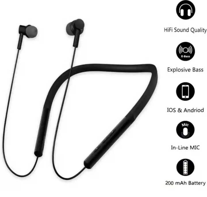 Wireless Headphones Bluetooth Neckband Magnetic Earphones  Sports Running Earbuds Bluetooth 5.2 with Mic
