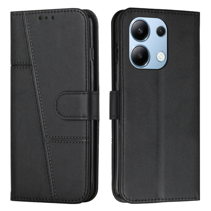 Strap%20Leather%20Phone%20Case%20Wallet%20Book%20For%20Xiaomi%2014T%2013T,Poco%20X7%20M7%20F7%20C75,Redmi%20Note%2014%2013%2012%20Pro%205G%2014S%2014C%2013C%20Card%20Flip%20Cover%20-%20Image%202