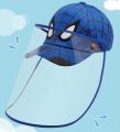 Cartoon Printed Spiderman Cap For Kids. 