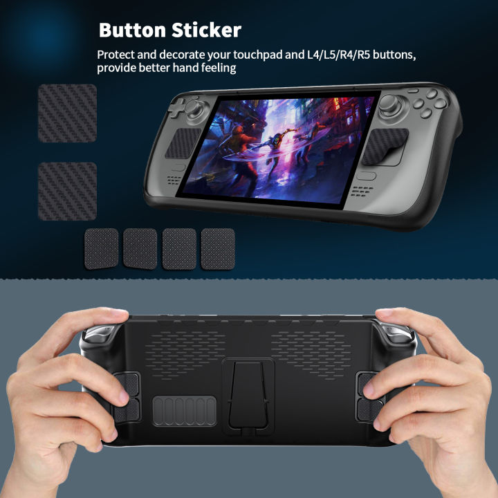 JYS-SD009%20Steam%20Deck%20Protective%20Case%20Kit:%20TPU%20Case%20+%20Stand%20+%20Trackpad%20&%20Back%20Button%20Stickers%20%E2%80%93%20Full%20Protection%20for%20the%20Console%20-%20Image%204
