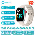 New COLMI C8 Max Voice Calling Smart Watch 1.93" Large HD Color Display Health and Fitness Tracking Smartwatch for Men and Women. 