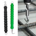 2023 New Semi-Automatic Rebar Tying Machine Wire Knoting Pliers Straight Pull Bar Binding Hook Construction Site Winding Tool. 