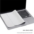 Ultra-Soft Microfiber Cleaning Cloths Notebook Screen Keyboard Protector For MacBook Pro 13-14/15-16 Inch.