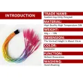24Inch Helmet Braid Pigtails Ponytail For Women Motorcycle Helmet Braid Ponytail Motorbike Pigtails Braids Ponytail With Sucker. 