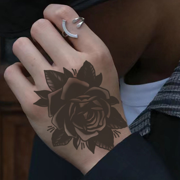 Rose,%20cool%20temporary%20tattoo%20stickers,%20durable%20waterproof,%20semi%20permanent%20herbal%20tattoo%20stickers%20-%20Image%205