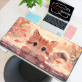 Anime Xxl Mouse Pad Gaming Accessories Cartoon Cat Keyboard Mousepad Gamer Desk Mat Cute Computer Offices Pc Cabinet Kawaii Mice. 