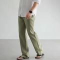100% Cotton Linen Men Running Pants Sportswear Jogging Sweatpants Thin Tracksuit Gym Fitness Trousers Training Sport Pants Men. 
