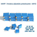 20PCS 3296W Trimpot Trimmer Potentiometer 100R 500R 1K 2K 5K 10K 20K 50K 100K 500K 1M Precision Adjustable Resistance Multi-turn. 
