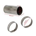 24mm Air Diesel Parking Heater Exhaust Pipe Connector Steel Gas Vent Hose With Clamps For Eberspacher Webasto. 