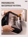 1pc Multifunctional Zipper Cosmetic Bag (Waterproof) + 21pcs/Set Makeup Tools Set. 
