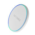 Mini Fast Wireless Charger Pad For iPhone 17 16 15 14 13 12 11 Pro Max Induction LED Light Charging Station For .