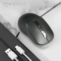 2.4G Bluetooth-compatible Wireless Mouse 500mAh Ergonomic Rechargeable Power Display Office Home Laptop Desktop Computer Mouse. 