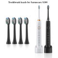 4pc Electric Tooth Brush Head Replacement for Sarmocare S100 Ultrasonic Sonic Electric Toothbrush Toothbrush Head.