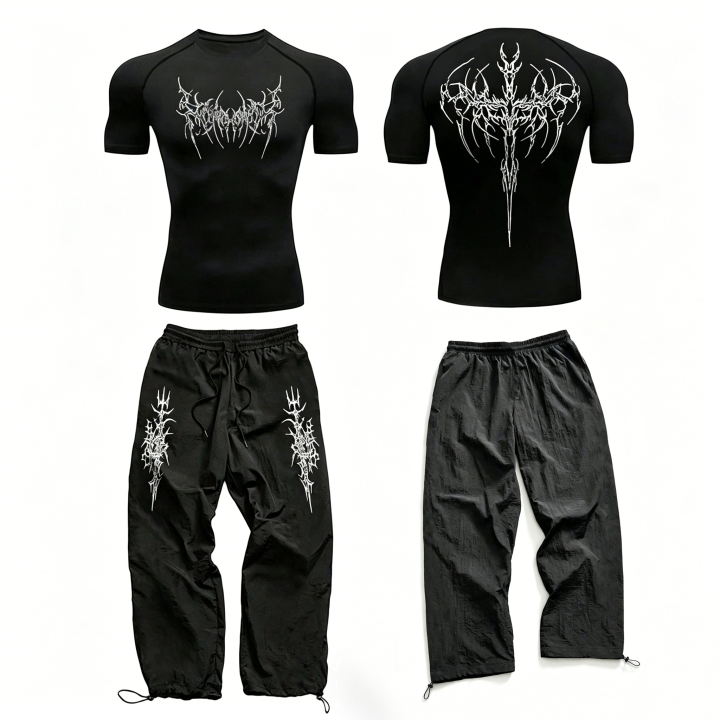 Men's%20Gothic%20Print%202%20Piece%20Tracksuit%20Set,%20Quick%20Dry%20Breathable,%20Spring%20Summer%20Gym%20Running%20Workout%20Casual%20Streetwear%20-%20Image%207