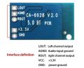 CA-6928/Gold82d05 Bluetooth 5V Audio Module Board - Wireless Audio Receiver for DIY Electronics & Sound Projects. 