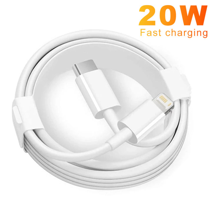 Original 20W PD USB Type C to Lighting Fast Charger Cable For Apple iPhone 14 13 12 11 Pro Max X XR 8 7 Plus iPad Data Sync Line