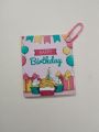 Mini Birthday Cards(Pack of 5) - Size (5 x  5) cm. 