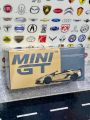 Mini GT #  363 Lamborghini Aventador SVJ Roadster in Oro Elios (golden) with safe box sealed unit Diecast Matel Toys Gifts for kids & collectors in 1/64 Scale. 