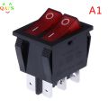 RK1-23 Oil Heater Switch ON/OFF  Rocker Switch 250V/16A With Double Buttons 1Pcs. 