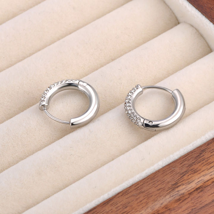 Lokaer%20Fashion%20316L%20Stainless%20Steel%20Rhinestone%20Hoop%20Earrings%2018K%20PVD%20Gold%20Plated%20Handmade%20Daily%20Jewelry%20for%20Women%20Girls%20E24216%20-%20Image%203