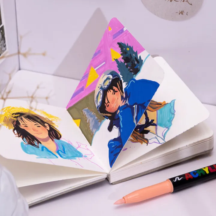 AngelMark%20Skin%20Tones%20Soft%20Art%20Markers%20Acrylic%20Paint%20Pens%2012%20colors%20for%20Sketch%20Portrait%20Manga%20Drawing%20Illustration%20Sketching%20Art%20-%20Image%207