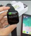 T500 Plus Pro Smart Watch HiWatch Series 6 – Full SCREEN Display With Scroll Button Working (Black). 