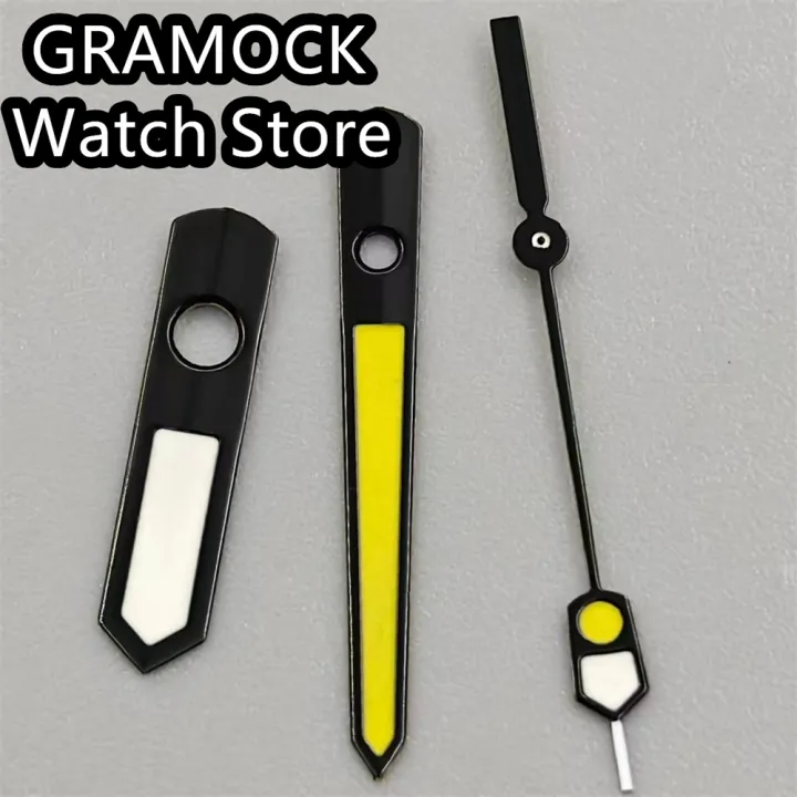 GRAMOCK%20NH35%20Hands%20Set%20Black%20Yellow%20White%20Watch%20Hands%20Green%20Luminous%20For%20NH35%20NH36%20NH38%20NH70%20NH72%20Movement%20Watches%20Pointers%20-%20Image%204